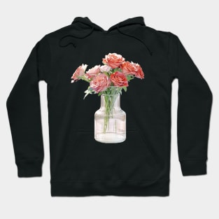 Red Flower,Beautiful Flowers Hoodie